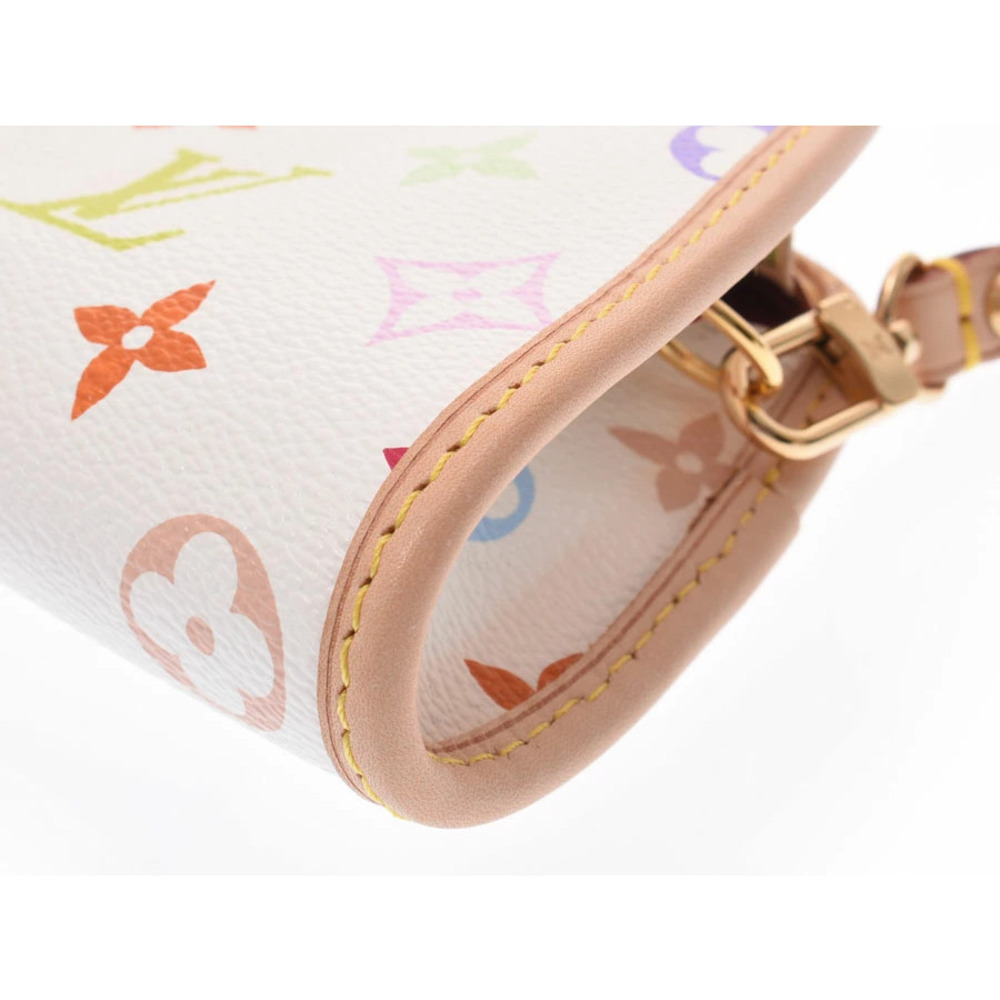 Louis Vuitton Multicolor Shirley White Leather Handbag - Picture 7 of 11